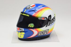 Casco AGV V. Rossi MotoGP Sepang 2005 Minichamps 1:2 327050066 Metal
