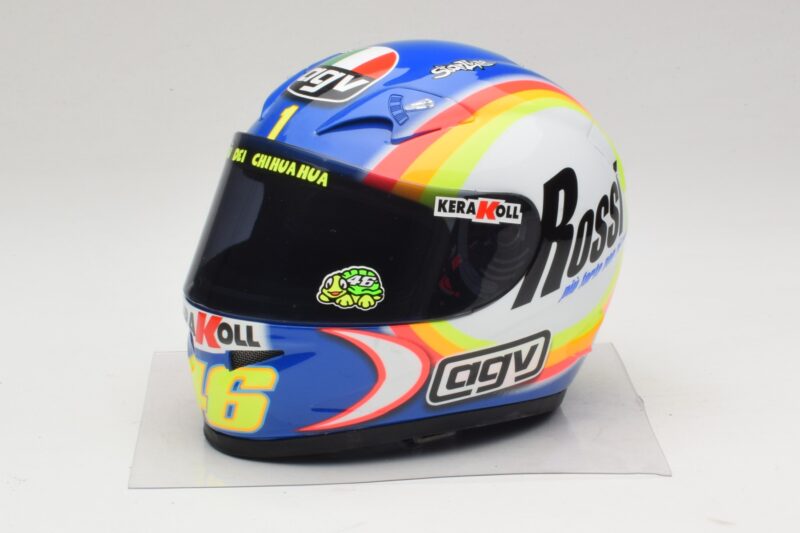 Casco AGV V. Rossi MotoGP Sepang 2005 Minichamps 1:2 327050066 Metal