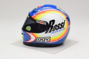 Casco AGV V. Rossi MotoGP Sepang 2005 Minichamps 1:2 327050066 Metal - imagen 2 de 8