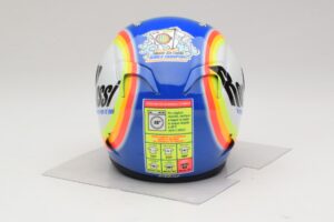 Casco AGV V. Rossi MotoGP Sepang 2005 Minichamps 1:2 327050066 Metal - imagen 4 de 8