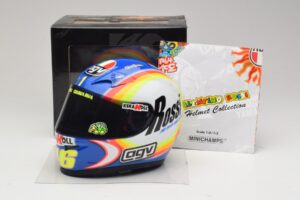 Casco AGV V. Rossi MotoGP Sepang 2005 Minichamps 1:2 327050066 Metal - imagen 7 de 8