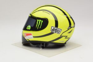 Casco AGV V. Rossi MotoGP Valencia Test 2009 Minichamps 1:2 327100066 Metal - imagen 2 de 7