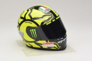 Casco AGV V. Rossi MotoGP Valencia Test 2009 Minichamps 1:2 327100066 Metal - imagen 5 de 7
