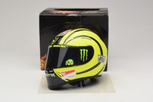 Casco AGV V. Rossi MotoGP Valencia Test 2009 Minichamps 1:2 327100066 Metal - imagen 6 de 7