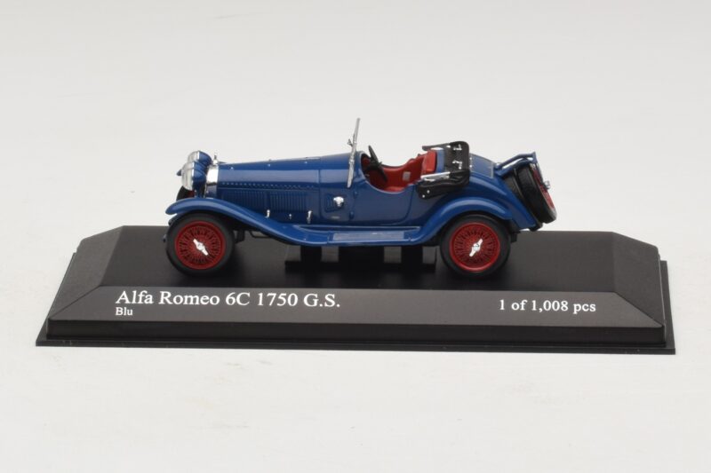 Alfa Romeo 6C 1750 G.S. Azul Minichamps 1:43 400120431 Metal
