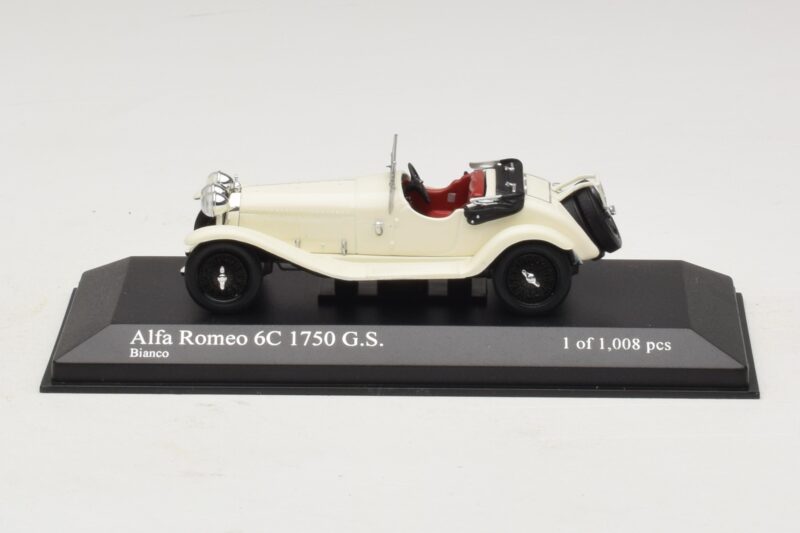 Alfa Romeo 6C 1750 G.S. Blanco Minichamps 1:43 400120430 Metal