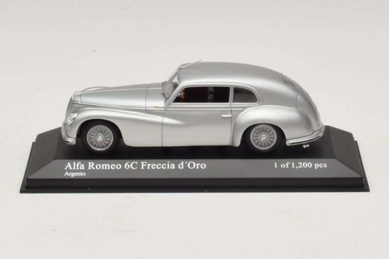 Alfa Romeo 6C 2500 Freccia d'Oro Plata Minichamps 1:43 400120480 Metal