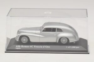 Alfa Romeo 6C 2500 Freccia d'Oro Plata Minichamps 1:43 400120480 Metal - imagen 4 de 5