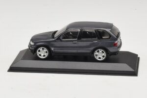 BMW X5 E53 4.4i Gris Metalizado Caja De Reemplazo Minichamps 1:43 80420393166-R1 Metal