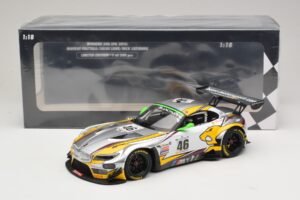 BMW Z4 GT3 #46 M. Palttala / L. Luhr 24 Hours of Spa Winner 2015 Minichamps 1:18 151152346 Metal - imagen 6 de 6