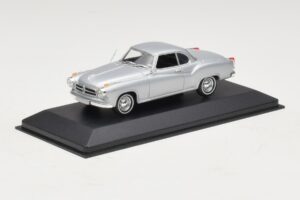 Borgward Isabella Cupé Plata Minichamps 1:43 400096031 Metal - imagen 2 de 5