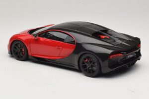 Bugatti Chiron Sport Italian Red & Carbon AUTOart 1:18 70996 Compuesto - imagen 7 de 8