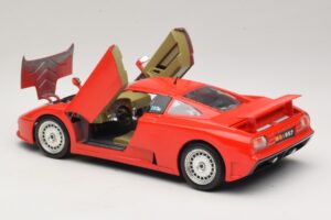 Bugatti EB110 Rojo Bburago 1:18 3055-P1 Metal - imagen 5 de 8