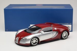 Bugatti Veyron Centenaire Edition Chrome Red Minichamps 1:18 100110851 Metal - imagen 8 de 8