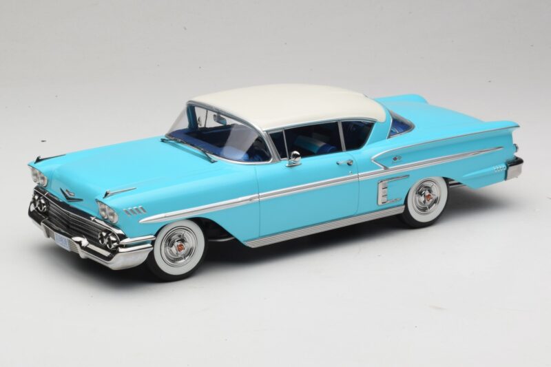 Chevrolet Bel Air Impala Coupe Turquesa & Crema KK-Scale 1:18 KKDC181593 Metal