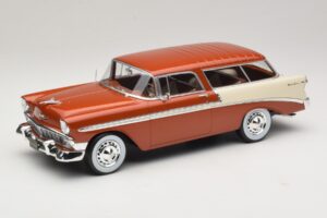 Chevrolet Bel Air Nomad Marrón Metalizado & Crema KK-Scale 1:18 KKDC181294 Metal