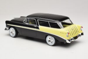 Chevrolet Bel Air Nomad Custom Negro & Amarillo Claro KK-Scale 1:18 KKDC181293 Metal - imagen 5 de 6