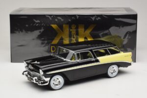 Chevrolet Bel Air Nomad Custom Negro & Amarillo Claro KK-Scale 1:18 KKDC181293 Metal - imagen 6 de 6