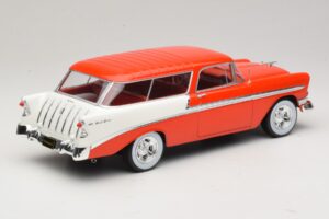 Chevrolet Bel Air Nomad Custom Rojo Claro & Blanco KK-Scale 1:18 KKDC181291 Metal - imagen 2 de 6