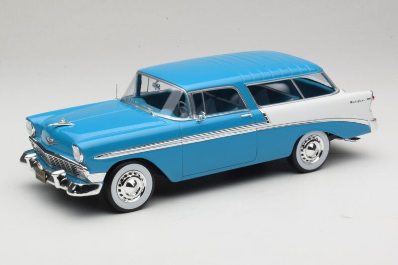 Chevrolet Bel Air Nomad Turquesa & Blanco KK-Scale 1:18 KKDC181292 Metal