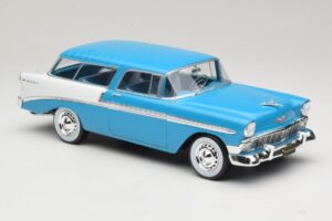 Chevrolet Bel Air Nomad Turquesa & Blanco KK-Scale 1:18 KKDC181292 Metal - imagen 4 de 6