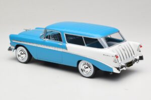 Chevrolet Bel Air Nomad Turquesa & Blanco KK-Scale 1:18 KKDC181292 Metal - imagen 5 de 6