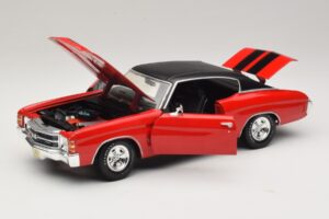 Chevrolet Chevelle SS454 Rojo Maisto 1:18 31890-P1 Metal - imagen 2 de 8