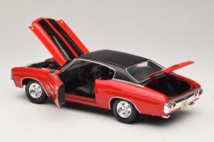 Chevrolet Chevelle SS454 Rojo Maisto 1:18 31890-P1 Metal - imagen 5 de 8