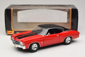 Chevrolet Chevelle SS454 Rojo Maisto 1:18 31890-P1 Metal - imagen 8 de 8