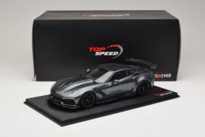 Chevrolet Corvette C7 ZR-1 Shadow Grey Metallic TopSpeed 1:18 TS0148 Resina - imagen 6 de 6