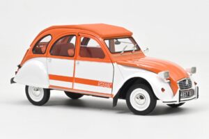 Citroen 2CV Spot Naranja & Blanco Norev 1:18 181473 Metal - imagen 2 de 3