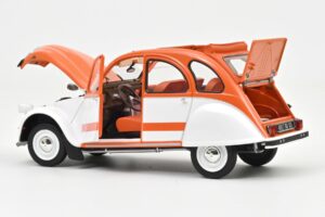 Citroen 2CV Spot Naranja & Blanco Norev 1:18 181473 Metal - imagen 3 de 3