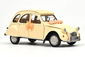 Citroen 2CV Wedding Gift Beige Norev 1:18 181475 Metal - imagen 2 de 3