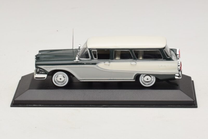 Edsel Bermuda Ranchera Verde Oscuro Blanco Minichamps 1:43 400082013 Metal