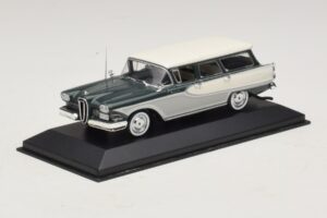 Edsel Bermuda Ranchera Verde Oscuro Blanco Minichamps 1:43 400082013 Metal - imagen 2 de 5