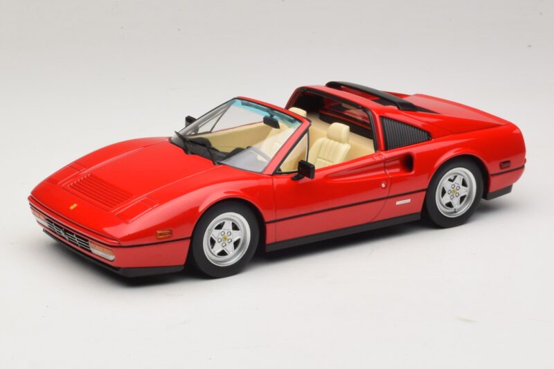 Ferrari 328 GTS Versión US Rojo Beverly Hills Cop II Con Interior Beige KK-Scale 1:18 KKDC181701 Metal