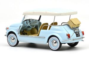 Fiat 500 Jolly Azul Norev 1:18 187793 Metal - imagen 3 de 5