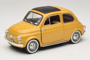 Fiat 500 Amarillo Solido 1:18 8042 Metal
