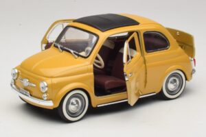 Fiat 500 Amarillo Solido 1:18 8042 Metal - imagen 2 de 8