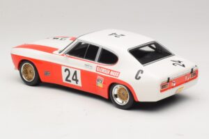 Ford Capri RS 2600 #24 D. Glemser / J. Mass 9 Hours of Kyalami Class Winner 1971 Minichamps 1:18 155718509 Metal - imagen 5 de 6