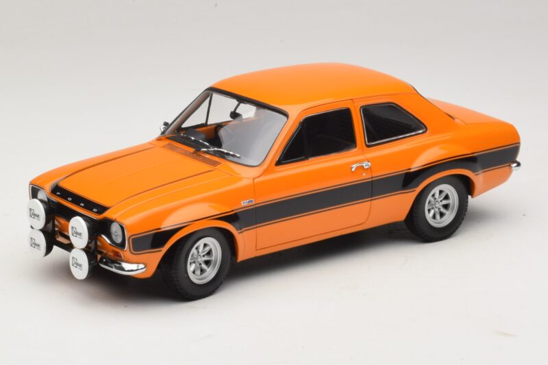 Ford Escort Mk1 RS1600 AVO Naranja Con Rayas Negras Minichamps 1:18 100688104 Metal