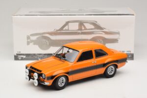 Ford Escort Mk1 RS1600 AVO Naranja Con Rayas Negras Minichamps 1:18 100688104 Metal - imagen 8 de 8