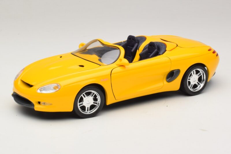Ford Mustang Mach III Descapotable Amarillo Maisto 1:18 32815 Metal