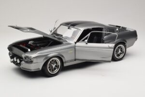 Ford Mustang Shelby GT500 Eleanor Gris Metalizado & Negro KK-Scale 1:12 KKDC120171 Metal - imagen 2 de 8