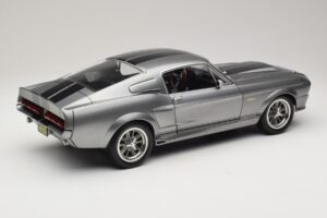 Ford Mustang Shelby GT500 Eleanor Gris Metalizado & Negro KK-Scale 1:12 KKDC120171 Metal - imagen 3 de 8