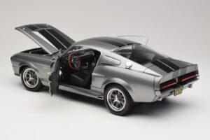 Ford Mustang Shelby GT500 Eleanor Gris Metalizado & Negro KK-Scale 1:12 KKDC120171 Metal - imagen 5 de 8