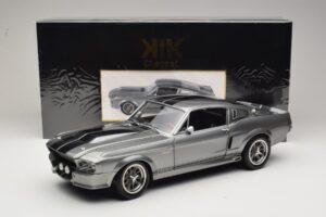 Ford Mustang Shelby GT500 Eleanor Gris Metalizado & Negro KK-Scale 1:12 KKDC120171 Metal - imagen 8 de 8