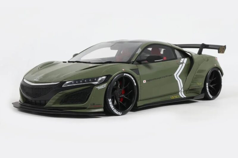 Honda NSX NC1 LB-Works Khaki Matte GT Spirit 1:18 Honda NSX NC1 LB-Works Khaki Matte GT Spirit 1:18 GT955 Resina
