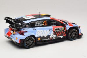 Hyundai i20 N Rally1 #11 T. Neuville / M. Wydaeghe Rally Monte Carlo 2026 IXO 1:18 18RMC270B Metal - imagen 2 de 6