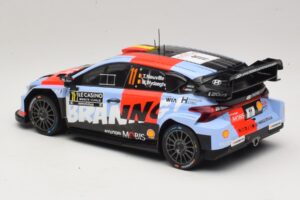 Hyundai i20 N Rally1 #11 T. Neuville / M. Wydaeghe Rally Monte Carlo 2026 IXO 1:18 18RMC270B Metal - imagen 5 de 6